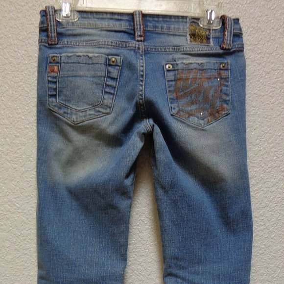 LOT 29 LIGHT WASH DISTRESSED JEANS SZ 5 - Picture 3 of 9